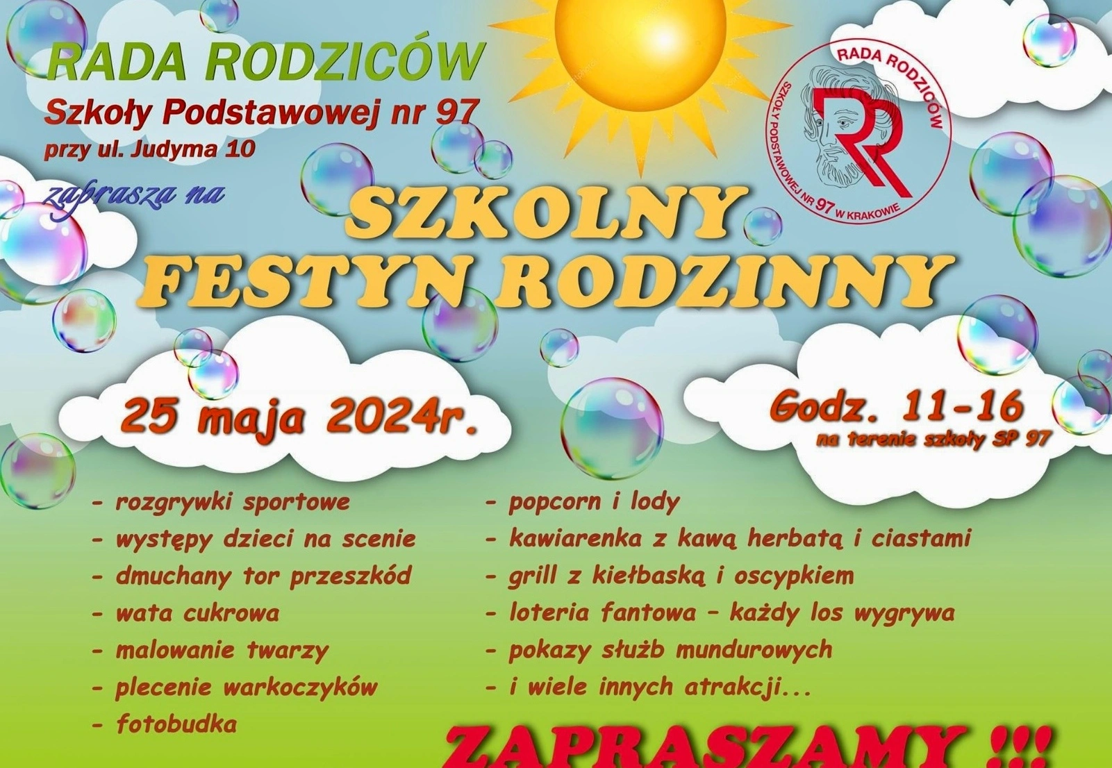 Szkolny Festyn Rodzinny – zaproszenie