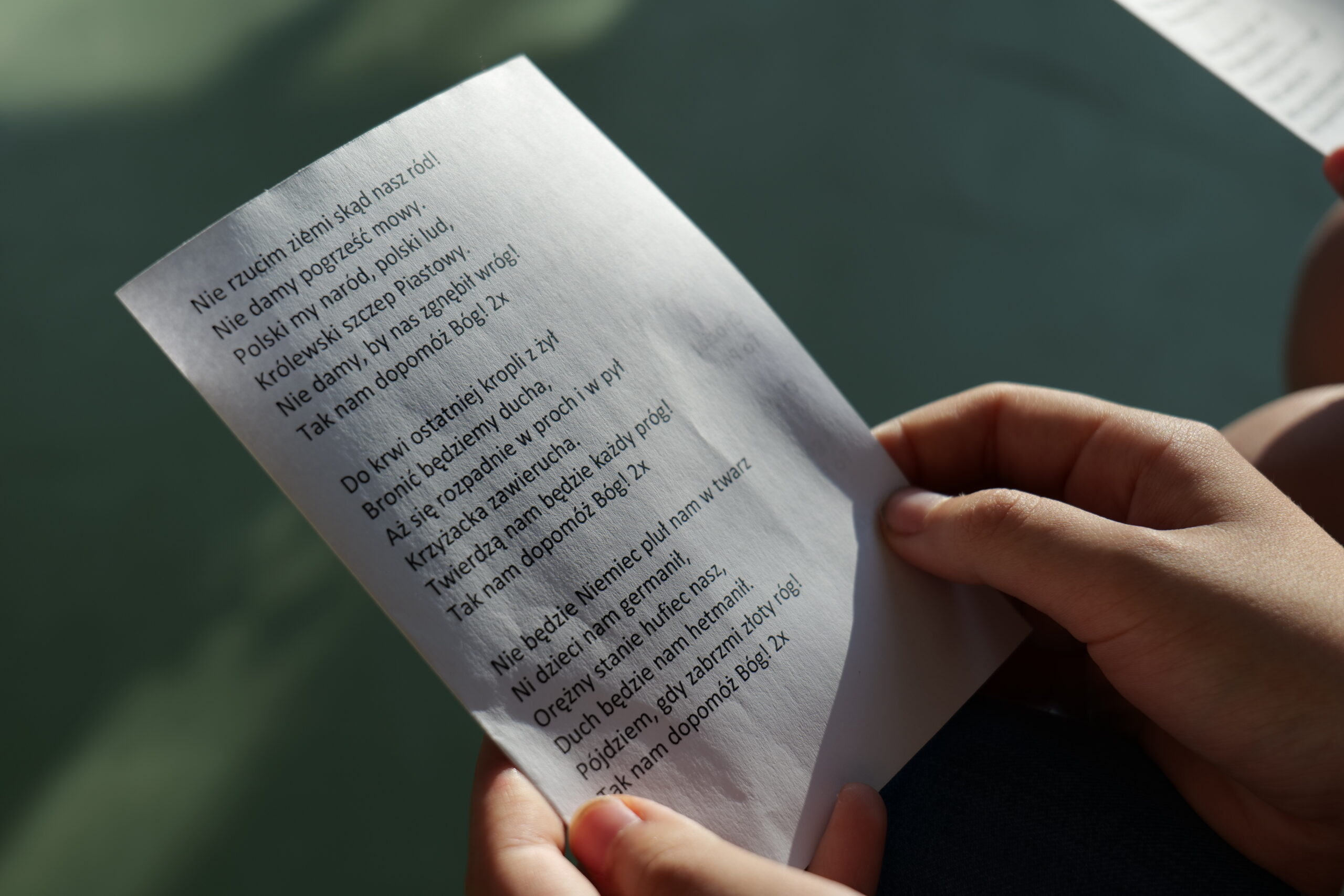 Obchody Narodowego Święta Niepodległości- apel dla klas starszych